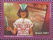 [Madalena Caramuru Commemoration, First Literate Brazilian Woman, type DQQ]