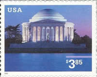 [Jefferson Memorial Priority Mail - Self-Adhesive, type EED]