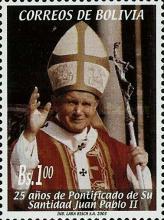 [The 25th Anniversary of the Pontificate of Pope John Paul II, type BCS]