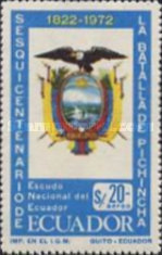 [Airmail - The 150th Anniversary of Battle of Pichincha, type BES]