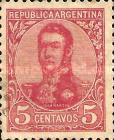 [General San Martin - Watermark 3,4 or Unwatermarked, type BK5]