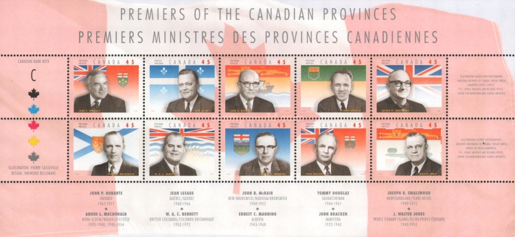 [Canadian Provincial Premiers, type ]