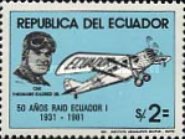 [The 50th Anniversary of Flight of "Ecuador 1" from San Diego to Quito, type BRK]