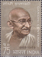 [The 100th Anniversary of the Birth of Mahatma Gandhi, type KR]