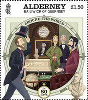 [The 150th Anniversary of the Publication of Jules Verne's Around the World in 80 Days, type ACK]