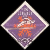 [Airmail - Winter Olympic Games - Grenoble, France, type ATH]