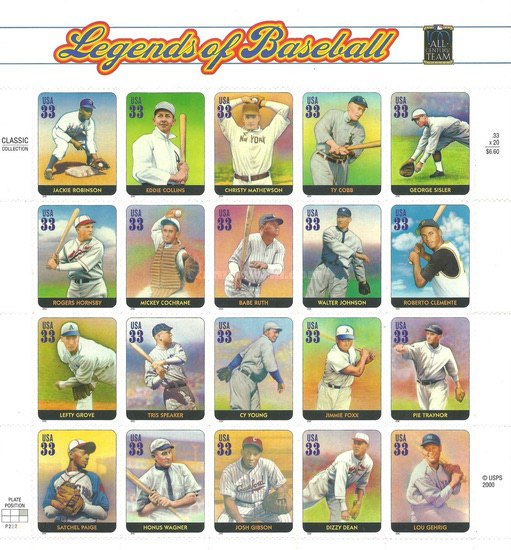 [Legends of Baseball - Self-Adhesive, type ]