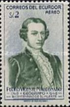 [Airmail - The 200th Anniversary of the Death of Pedro Vicente Maldonado, type XQ]