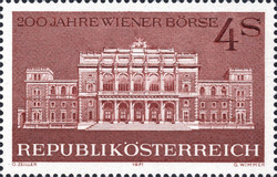 [The 200th Anniversary of the Vienna Stock Exchange, type AIA]