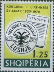 [The 50th Anniversary of the Congress in Lushnja, type AIF]
