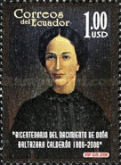 [The 200th Anniversary of the Birth of Baltazara Calderon y Garaycoa de Rocafuerte, 1806-1890, type DDY]