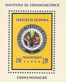[Airmail - The 70th Anniversary of Organization of American States, type ]