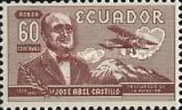 [Airmail - The 100th Anniversary of the Birth of Jose Abel Castillo, Pioneer Aviator, 1854-1941, type ADR]