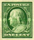 [Benjamin Franklin & George Washington - Imperforated, type DV1]