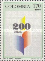 [Airmail - The 200th Anniversary of "La Prensa", type BGD]