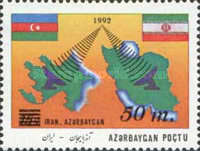 [Issue of 1993 Overprinted "IRAN-AZERBAYGAN" and Surcharged, type AZ4]
