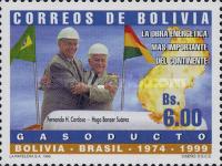 [Inauguration of Gas Pipeline from Santa Cruz, Bolivia, to Campinas, Brazil, type AVN]