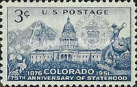 [The 75th Anniversary of Colorado Statehood, type RN]