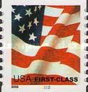 [U.S. Flag - First-Class Coil Stamps for Domestic Use (37 cents), type ECT2]