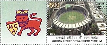 [The 50th Anniversary of the Wankhede Cricket Stadium - Personalized Vignette, type FKP]