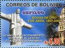 [The 50th Anniversary of the Centro Filatélico Cochabamba, type BHE]