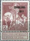 [Overprinted "CHARLEROI 1911", type AP9]