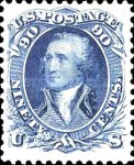 [Re-Issue of 1861-1866 Issues - Hard White Paper. White Crackly Gum, type S4]