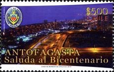 [City of Antofagasta Greets of the 200th Anniversary of Independence, type CDB]