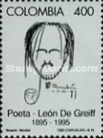 [The 100th Anniversary of the Death of Leon De Greiff, Poet, 1895-1976, type BNK]