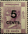 [Queen Victoria - Surcharged, type C2]