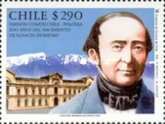 [The 200th Anniversary of the Birth of Ignacego Domeyko, Scientist, 1802-1889, type BPU]
