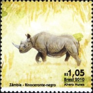 [Diplomatic Relations Zambia-Brazil - Wildlife, type EIH]
