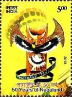 [The 50th Anniversary of Nagaland, type DHK]