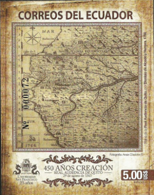 [The 450th Anniversary of Quito's Royal Audience, type EBE]
