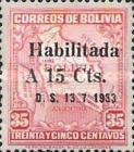 [Surcharged & Overprinted "Habilitada D. S. 13-7-1933", type BR3]