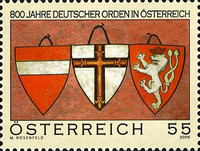 [The 800th Anniversary of the Teutonic Order in Austria, type CIF]