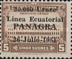 [Airmail - Panagra Airlines' 20,000th Flight across Equator - Overprinted "20.000 Cruce Linea Ecuatorial PANAGRA 26-Julio-1951", type ZM]