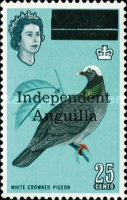 [Postage Stamps from St. Kitts and Nevis Overprinted "Independent Anguilla", type A11]