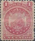 [Coat of Arms - Nine Stars below Arms, Perforated, type B5]