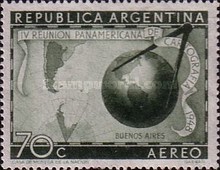[Airmail - The 4th Meeting of Pan-American Cartographers, type LA]