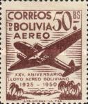 [Airmail Stamps - The 25th Anniversary of the Lloyd Aereo Boliviano, type FM6]