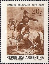 [The 200th Anniversary of the Birth of General Manuel Belgrano, type ACA]