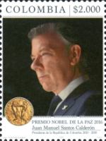 [Juan Manuel Santos Calderón -  Recipient of the 2016 Nobel Peace Prize, type CYZ]