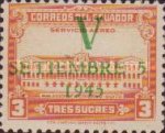 [Airmail - Victory - Overprinted "V SETIEMBRE 5 1945", type SD]