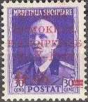 [Local Motifs & King Victor Emmanuel III - Postage stamps of 1939-1940 Overprinted "QEVERIJA - DEMOKRAT. - E SHQIPERISE - 22-X-1944", type DE3]