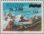 [Airmail - Stamps of 1974-1975 Surcharged, type SI1]