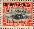 [Airmail - Issue of 1924 Overprinted "CORREO AEREO R. S. 6-V-1930", type AV12]