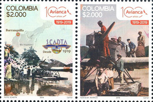 [The 100th Anniversary of Avianca Airlines, type ]