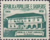 [The 50th Anniversary of the First Albanian Public School in Elbasan, type HZ]
