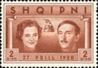 [Wedding of King Zog I & Countess Geraldine Apponyi, type BR1]
